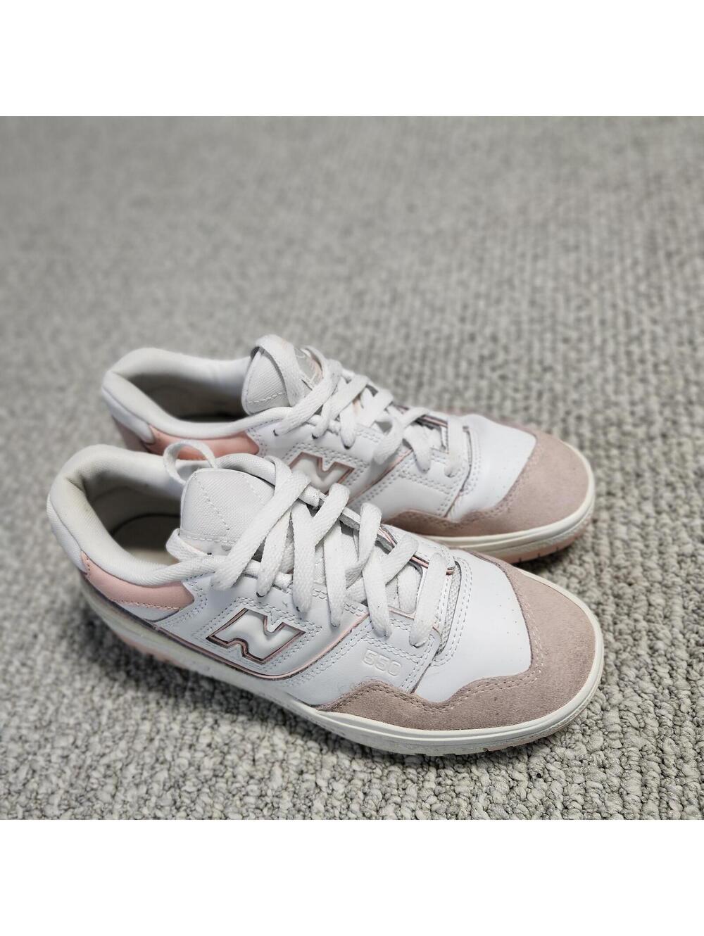 New Balance 550 White and Pink Women's Sneakers Size 6 Lace Up - Picture 5 of 14